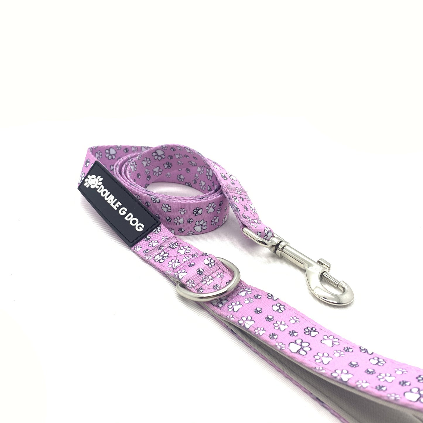 Lilac Paw Love - Double G Dog 5ft Leash - Double G Dog