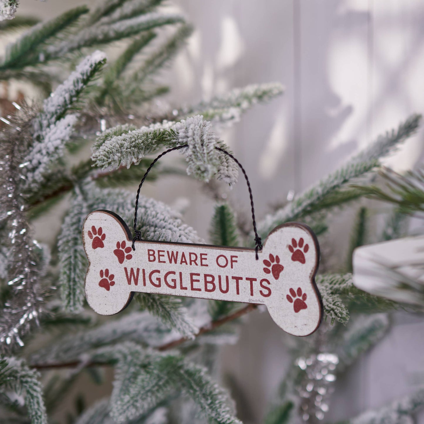 Beware of Wiggle Butts Ornament