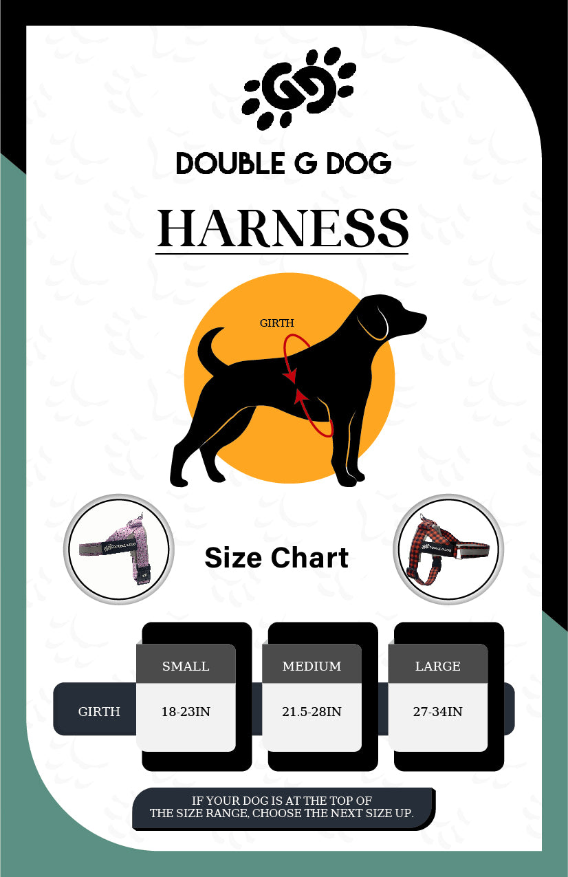 Muted Black - Double G Dog Gen I Harness - Double G Dog