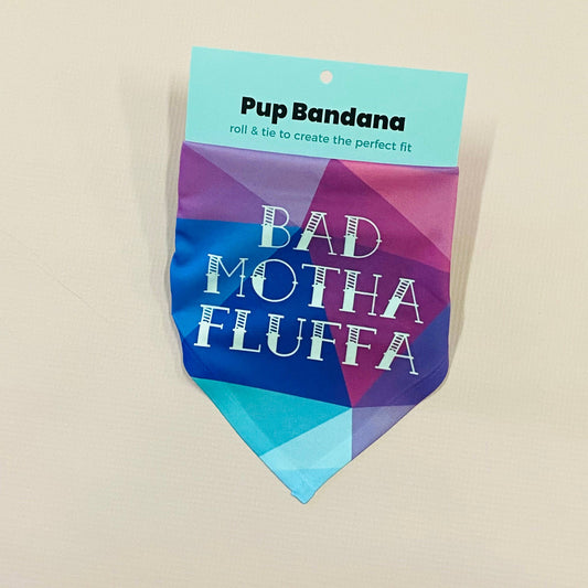 Bad Motha Fluffa Dog Bandana