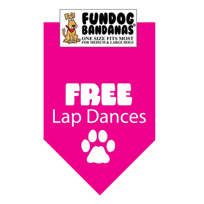 Wholesale 5 Pack - Free Lap Dances Bandana
