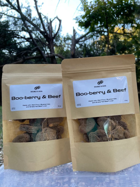 Double G Dog Boo-berry & Beef Dog Treats