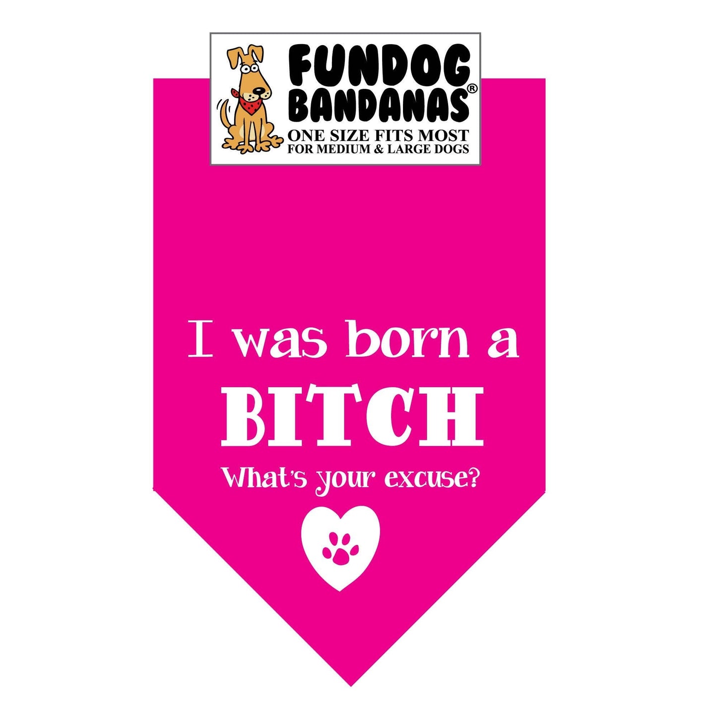 Wholesale 5 Pack - I was Born a Bitch; What's your excuse?