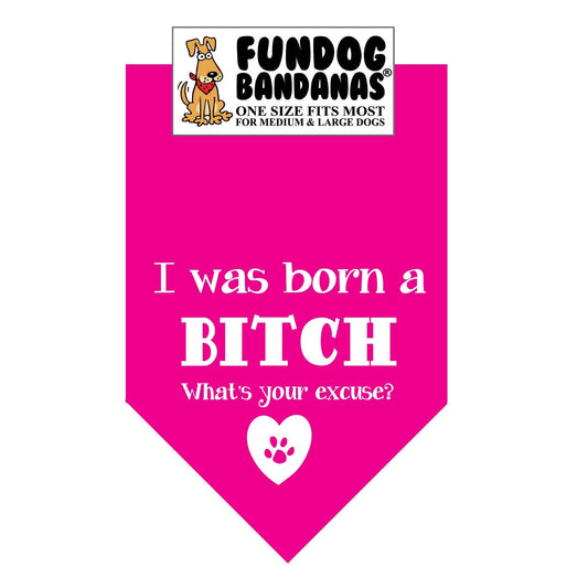 Wholesale 5 Pack - I was Born a Bitch; What's your excuse?