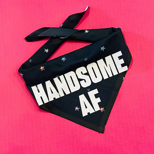 Handsome AF Dog Bandana